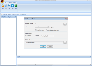 Sysinfo SQL Database Recovery screenshot