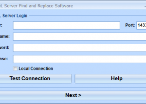 MS SQL Server Find and Replace Software screenshot