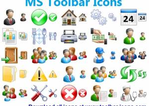 MS Toolbar Icons screenshot