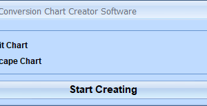 MS Word ASCII Conversion Chart Creator Software screenshot