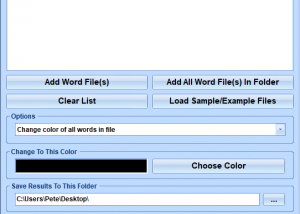 software - MS Word Change Color Of Text Software 7.0 screenshot