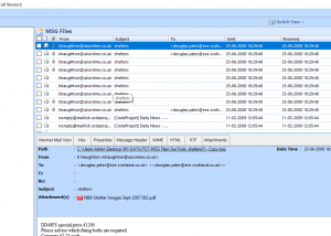 software - MSG to PST Converter Tool 4.0 screenshot