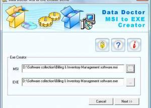 MSI to EXE Conversion Software screenshot