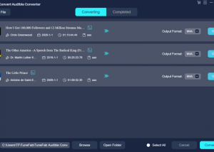 software - MuConvert Audible Converter 1.1.0 screenshot