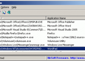 software - MUICacheView 1.01 screenshot