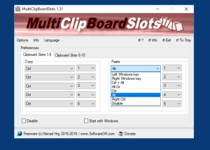 MultiClipBoardSlots screenshot