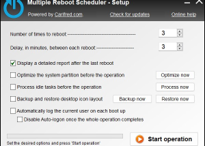 software - Multiple Reboot Scheduler 2.6.0.0 screenshot