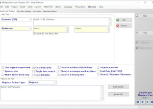 software - Multiple Search and Replace 6.5 screenshot