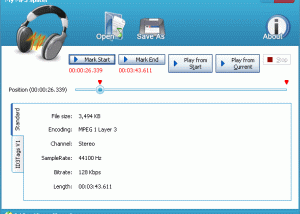 software - My Mp3 Splitter 3.0.0.0 screenshot