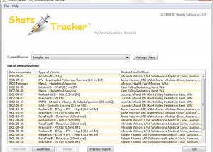 MyImmunizationRecords ShotsTracker screenshot