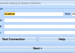 MySQL Automatic Backup & Restore Software screenshot