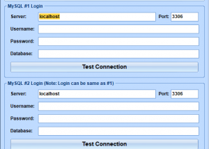 MySQL Backup To Another MySQL Database Software screenshot