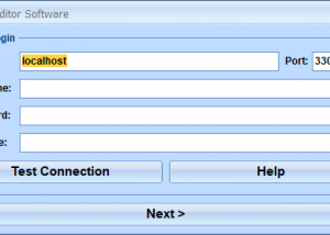 MySQL Editor Software screenshot