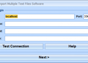 software - MySQL Import Multiple Text Files Software 7.0 screenshot