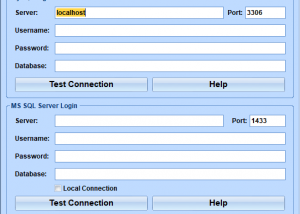 software - MySQL MS SQL Server Import, Export & Convert Software 7.0 screenshot