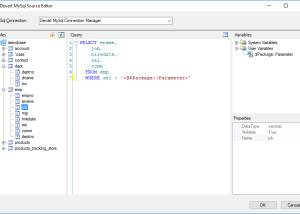 software - MySQL SSIS Components by Devart 3.0.630 screenshot