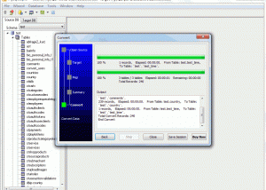 MysqlCopier screenshot