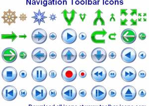 Navigation Toolbar Icons screenshot