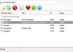 software - NCS WinVisible 1.1.0.7 screenshot