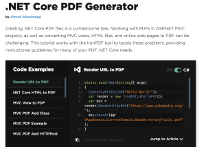 software - Net Core PDF Generator 2022.3.5084 screenshot