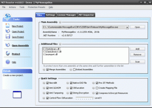 software - .NET Reactor 4.9.7.0 screenshot