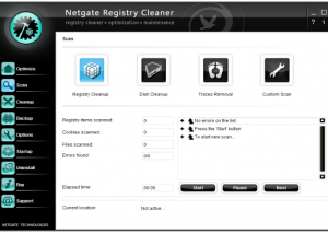 software - NETGATE Registry Cleaner 18.0.200 screenshot