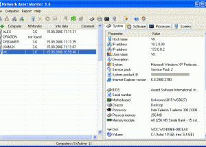 Network Asset Monitor screenshot