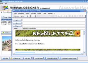 NewsletterDesigner pro screenshot