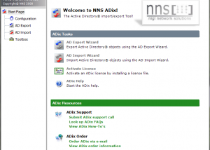 software - NNS ADix 3.5.17 screenshot