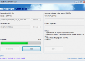 software - NorthBright CHM Tool 1.0.1.523 screenshot