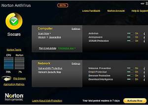 Norton AntiVirus 2010 screenshot