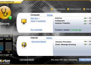 Norton AntiVirus Virus Definitions screenshot