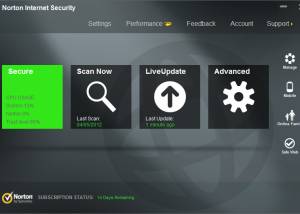 Norton Internet Security 2014 screenshot