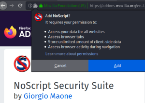 software - NoScript for Firefox 11.4.30 / 11.4.31 RC screenshot