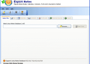 Notes .nsf File to Outlook Conversion screenshot