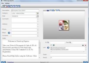 software - NotesLogExp 2011.1.1 screenshot