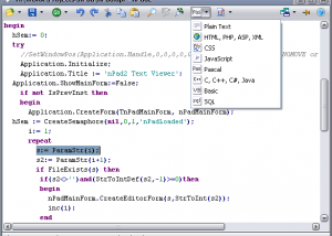 nPad2 Source Viewer/Editor screenshot