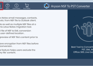 software - NSF Converter for Mac 22.3 screenshot