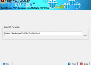 software - NSF Split 1 screenshot