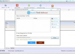 software - NSF to PST Converter 7.5 screenshot