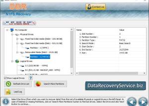 software - NTFS Data Recovery 9.1.2.6 screenshot
