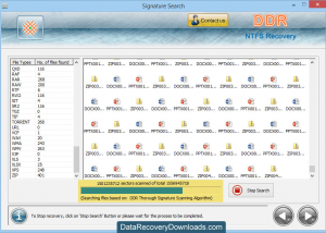 software - NTFS Data Recovery Application 5.6.1.3 screenshot