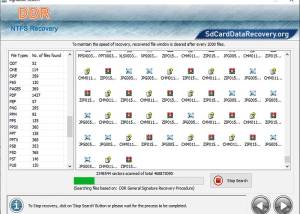 software - NTFS Data Recovery Program 9.0.1.6 screenshot