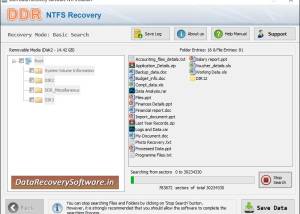 NTFS File Recovery Software screenshot