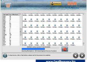 software - NTFS Hard Disk Recovery Software 8.0.1.6 screenshot