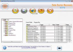 NTFS Partition Recovery screenshot