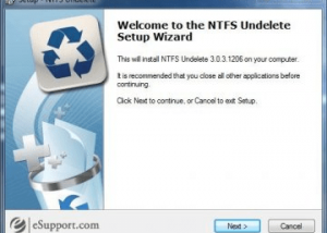 Full NTFS Undelete screenshot