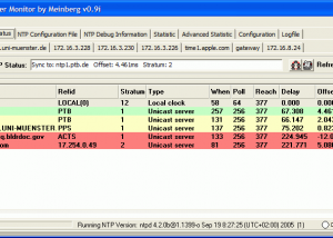 NTP Time Server Monitor screenshot