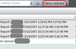 software - Number of Selected Items - Outlook 2007 1.0.1.0 screenshot