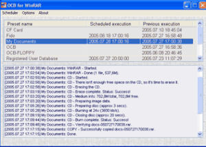 software - OCB for WinRAR 3.0.1 screenshot